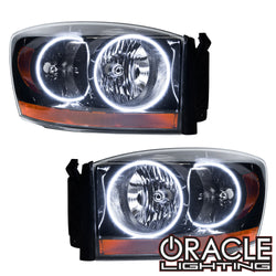 2006 Dodge Ram Pre-Assembled Halo Headlights - Black