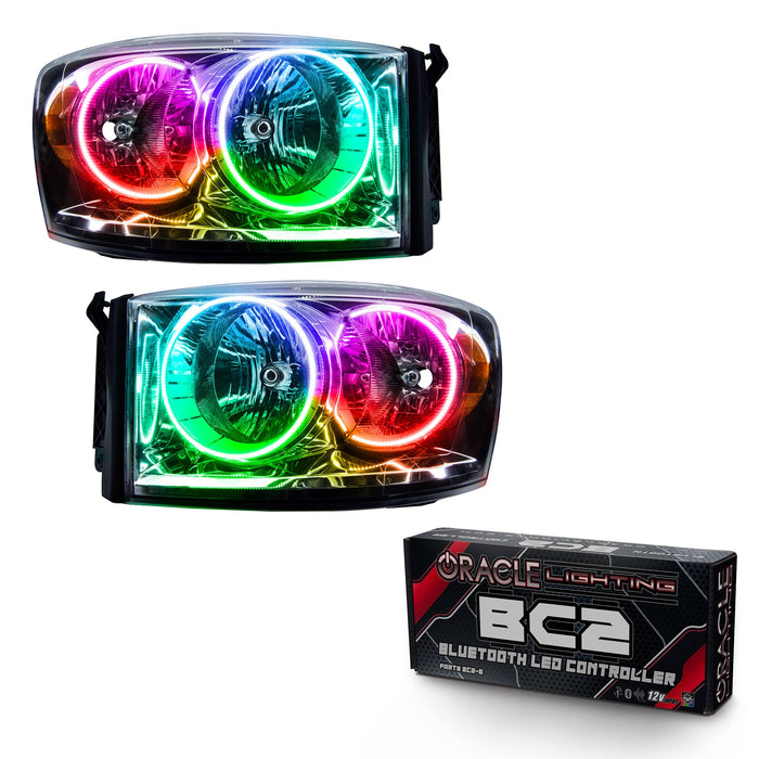 2007-2008 Dodge Ram Pre-Assembled Halo Headlights