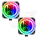 2005-2007 Ford Escape Pre-Assembled Fog Lights with ColorSHIFT LED halo rings.