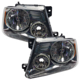 2005-2008 Ford F-150 Pre-Assembled Halo Headlights - Chrome Housing