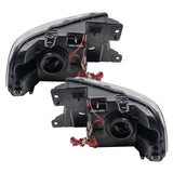 Rear view of 2005-2008 Ford F-150 Pre-Assembled Halo Headlights - Chrome Housing