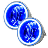 2006-2010 Ford F-150 Pre-Assembled Halo Fog Lights with blue LED halo rings.