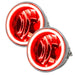 2006-2010 Ford F-150 Pre-Assembled Halo Fog Lights with red LED halo rings.