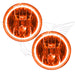 2007-2013 GMC Yukon Pre-Assembled Fog Lights with amber LED halo rings.