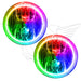 2007-2013 GMC Yukon Pre-Assembled Fog Lights with ColorSHIFT LED halo rings.