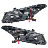 Rear view of 2008-2012 Honda Accord Coupe Pre-Assembled Halo Headlights