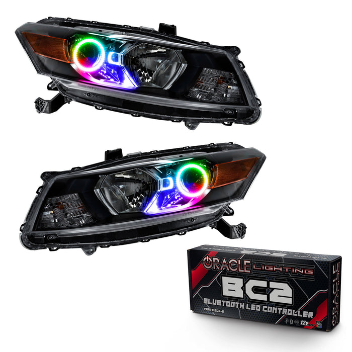 2008-2012 Honda Accord Coupe Pre-Assembled Halo Headlights