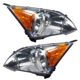 Side view of 2007-2011 Honda CRV Pre-Assembled Halo Headlights