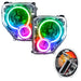 2008-2012 Jeep Liberty Pre-Assembled Halo Headlights with RF Controller.