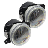 2007-2009 Jeep Wrangler JK Pre-Assembled Halo Fog Lights