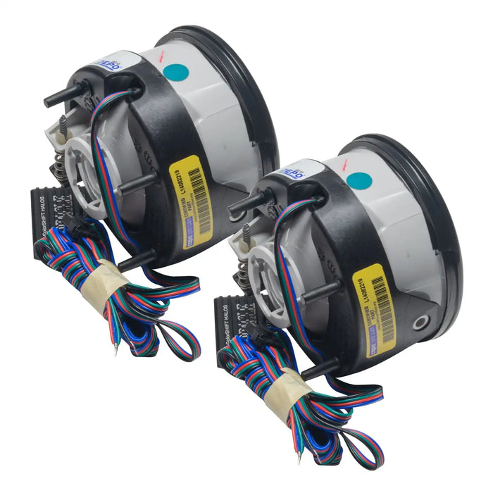 Side view of 2003-2004 Lincoln Navigator Pre-Assembled Halo Fog Lights