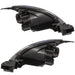 Side view of 2004-2009 Mazda 3 Pre-Assembled Halo Headlights - Hatchback/Halogen Style
