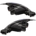 Side view of 2004-2009 Mazda 3 Pre-Assembled Halo Headlights - Hatchback/Halogen Style