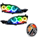 2004-2009 Mazda 3 Pre-Assembled Halo Headlights - Hatchback/Halogen Style with RF Controller.