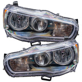 2008-2017 Mitsubishi Lancer Pre-Assembled Halo Headlights