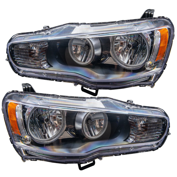 2008-2017 Mitsubishi Lancer Pre-Assembled Halo Headlights