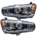 2008-2017 Mitsubishi Lancer Pre-Assembled Halo Headlights
