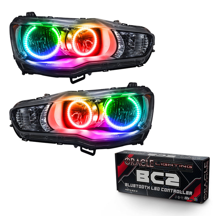 2008-2017 Mitsubishi Lancer Pre-Assembled Halo Headlights