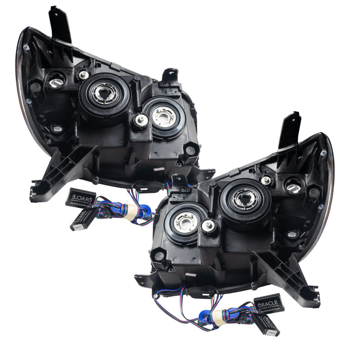 Rear view of 2006-2009 Toyota 4-Runner Pre-Assembled Halo Headlights-Non HID
