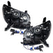 Rear view of 2006-2009 Toyota 4-Runner Pre-Assembled Halo Headlights-Non HID