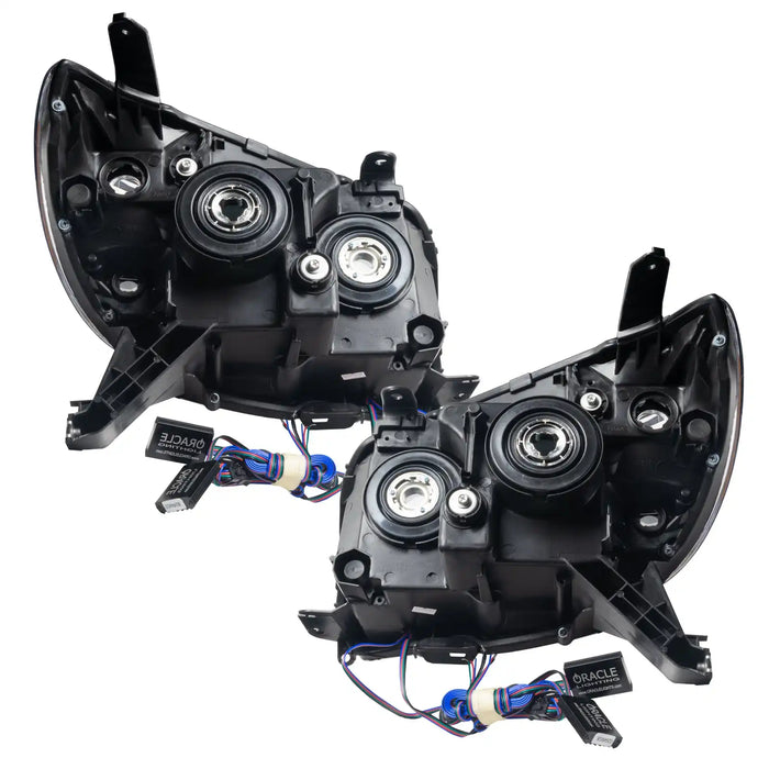 Rear view of 2006-2009 Toyota 4-Runner Pre-Assembled Halo Headlights-Non HID