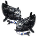 Rear view of 2006-2009 Toyota 4-Runner Pre-Assembled Halo Headlights-Non HID