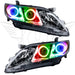 2007-2009 Toyota Camry LED Headlight Halo Kit with ColorSHIFT LED halo rings.