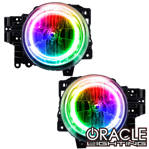 2007-2014 Toyota FJ Cruiser Pre-Assembled Headlights - Dynamic ColorSHIFT