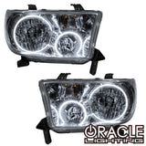 2007-2013 Toyota Tundra Pre-Assembled Halo Headlights - Chrome Housing