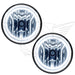 2008-2016 Toyota Sequoia Pre-Assembled Halo Fog Lights with white LED halos.