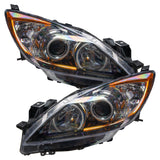 2010-2013 Mazda 3 Pre-Assembled Headlights - Halogen