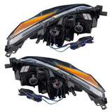 Rear view of 2010-2013 Mazda 3 Pre-Assembled Headlights - Halogen