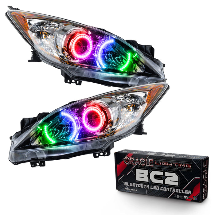2010-2013 Mazda 3 Pre-Assembled Headlights -  Halogen