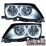 2002-2005 BMW 3 Series Pre-Assembled Halo Headlights - Black Housing