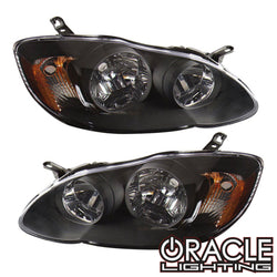 2003-2004 Toyota Corolla S-Type Pre-Assembled Headlights-Black