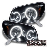 2003-2005 Toyota 4-Runner Pre-Assembled Halo Headlights - Black Housing - Non HID