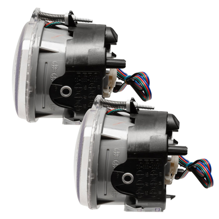 Side view of 2011-2014 Dodge Challenger Pre-Assembled Halo Fog Lights