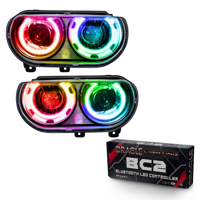 2008-2014 Dodge Challenger Pre-Assembled Headlights - HID