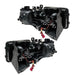 Rear view of 2006-2010 Hummer H3 Pre-Assembled Headlights