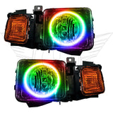 2006-2010 Hummer H3 Pre-Assembled Headlights - Dynamic ColorSHIFT