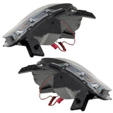 Rear view of 2013-2014 Dodge Dart Pre-Assembled Headlights - Black Housing (HID Style)