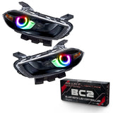 ORACLE Lighting 2013-2014 Dodge Dart Pre-Assembled Headlights - Black Housing (HID Style)