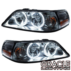 2005-2011 Lincoln Town Car Pre-Assembled Halo Headlights - Non HID