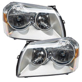 2005-2007 Dodge Magnum Pre-Assembled Halo Headlights - Chrome Housing