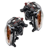 Side view of 2002-2005 Dodge Ram Pre-Assembled Halo Headlights