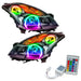 2007-2009 Nissan Altima Sedan Pre-Assembled Halo Headlights - Black Housing (Halogen) with Simple Controller.