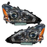 2013-2015 Nissan Altima Sedan Pre-Assembled Halo Headlights - (Halogen)