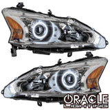 2013-2015 Nissan Altima Sedan Pre-Assembled Halo Headlights - (Halogen)