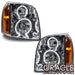 2007-2014 GMC Yukon Pre-Assembled Halo Headlights