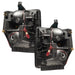 Rear view of 2008-2010 Ford F-250/F-350 Super Duty Pre-Assembled Halo Headlights - Chrome Housing